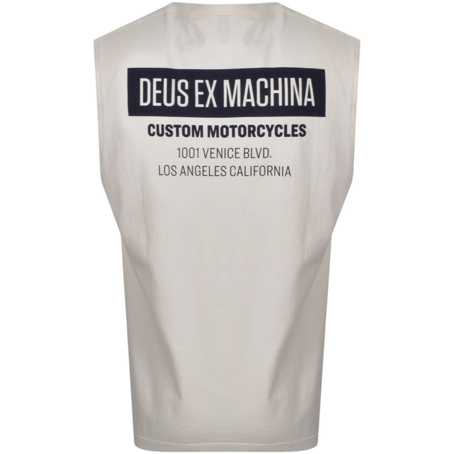 Alternative Image for ProductDeus Ex Machina Patton Muscle Vest T Shirt White3